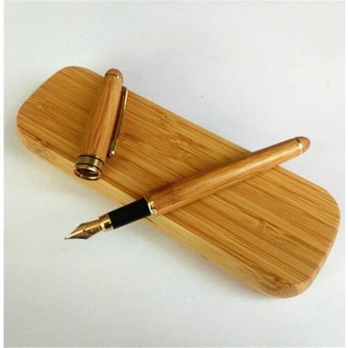 Bamboo Luxury Fountain Pen Ink 0.5mm Brand for Business Gifts Decoration Writing Office Writing Pens fountain Stationery