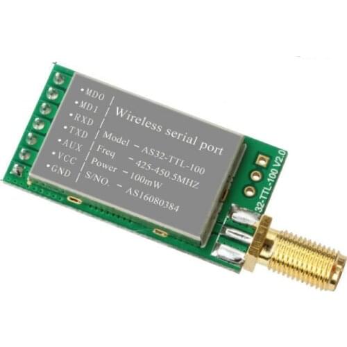 AS32-TTL-100 SX1278 / SX1276 433MHZ wireless module wireless serial port LORA spread spectrum 3000 m UART interface