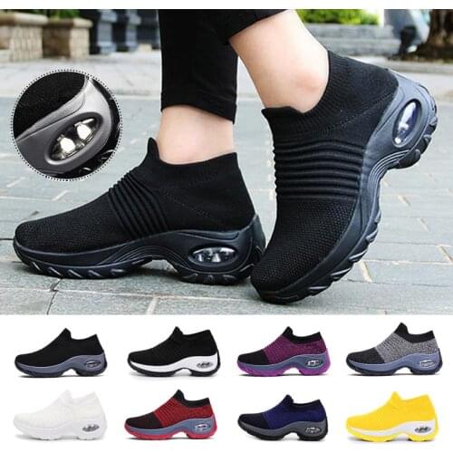 Large Size Summer Air Cushions Sock Shoes Women Sneakers Women Platform Sport Shoes Sports Woman Brand Running Tennis GMB-1625