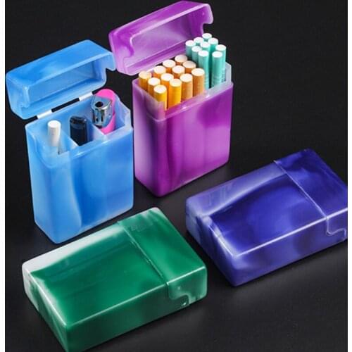 Marbled Color Cigarette Case Box - for 100mm Cigarettes 4 Colors Original Version 1 PC Jy20 21 Dropshipping