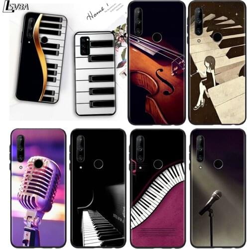 We Love Music for Honor 30S 30i 30 View V 20 Pro 5G 20S 20E 10X 10 10i 9N 9C 9S 9X Lite Black Phone Case