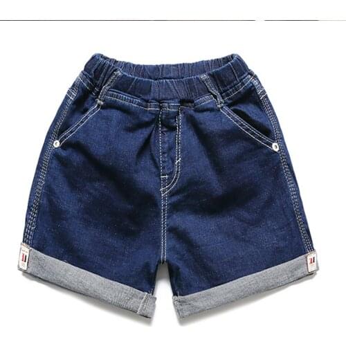 2018 Boy Denim Shorts Boy Jeans Summer Style Denim Boys Panties Casual Blue Baby Boy Jeans Shorts Children Short Soft Pants