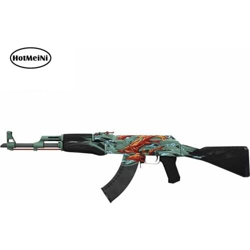 HotMeiNi 13cm For CSGO M4A4 Fashion Car Stickers Vinyl Material Decal Anime Car Accessories Waterproof For JDM SUV RV