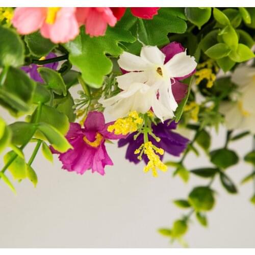 18inch Artificial Eucalyptus Wreath Garland Home Office Garden Party Wedding Arch Front Door Wall Window Decoration Ornament