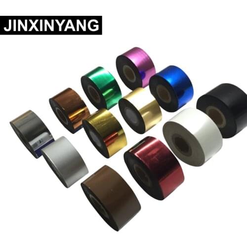 JINXINYANG Hot Foil Stamping Paper Gold foil Heat Transfer Anodized Gilded Paper for Leather PU Wallet Hot foil stamping