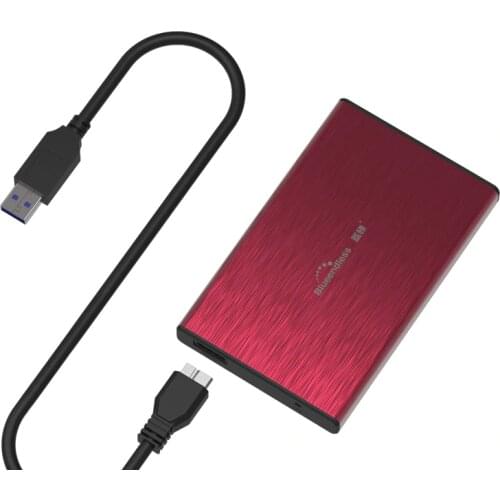 Ship from RU aluminum HDD Enclosure sata to usb 3.0 hdd box for 1tb hard disk 2.5'' hdd caddy for OS/Windows/MAC blueendless