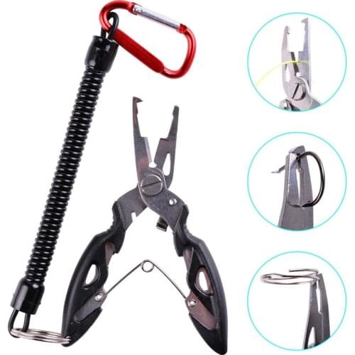 Fish Line Cutter Fishing Pliers Scissors Mini Fish Hook Remover Multifunction Tools New Black Beak Jaw Carp Fishing