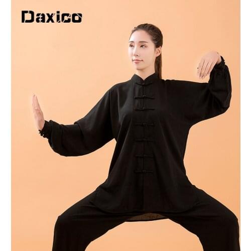 Hot Unisex High Quality Tai Chi Woman Chinese Traditional Wushu Clothing Set Man Adults Martial Arts Wing Chun Suit