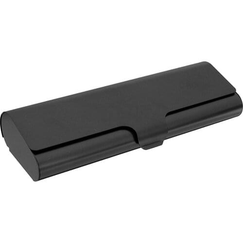 MCGS-Slim Matte Hard Metal Spectacles Case Reading Glasses Eyeglasses Case Protection Case Black