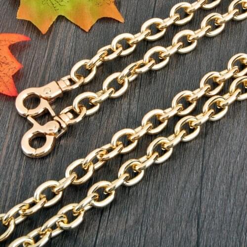 Metal Bag Strap Replacement Handbag Accessories Purse Frame Bag Straps Metal Chains Bag Hanger Ornament Gold Silver