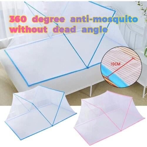Mosquito Net Travel Portable Folding Mosquito Net Portable Automatic Pop Up Mosquito Net Installation-free Foldable Student Bunk