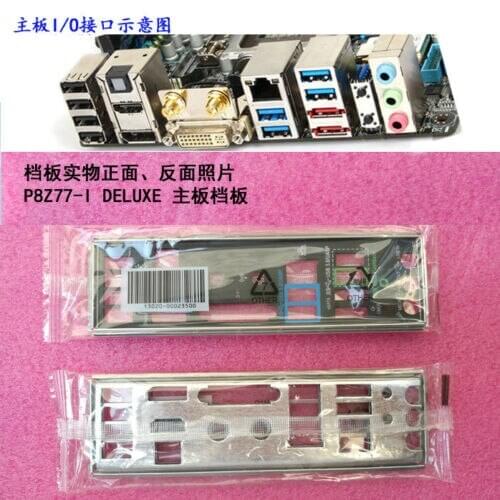 Original IO I/O Shield BackPlate Blende Bracket For Asus P8Z77-I DELUXE