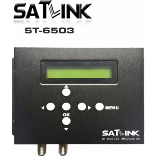 Original Satlink ST-6503 DVB-T Modulator Route DVB-T modulator AV Router DM Modulator DVB-T AV HD Digital RF Modulator