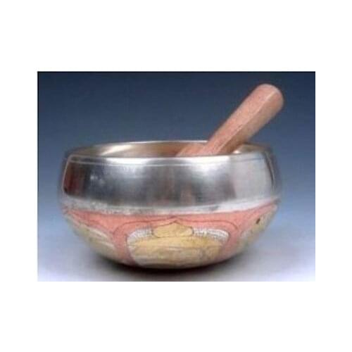 Vintage Tibetan Copper Gold Gilt Singing Bowl 8cm