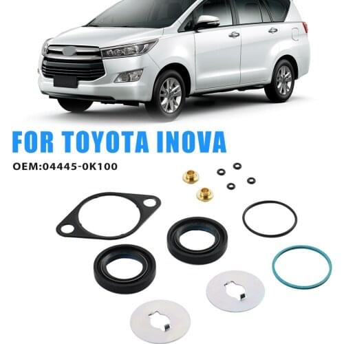 Rubber Power Steering Rack Assembly Repair Gasket Kit For Toyota Innova 2004-2016 Toyota Hilux 2004-2012 OEM:04445-0K100