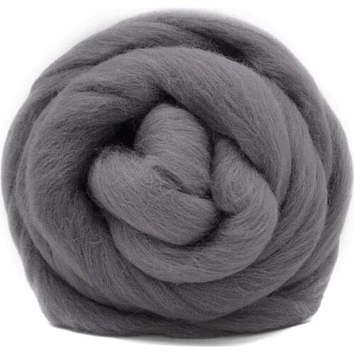 Felting Wool 100g 19 Microns Merino Wool Superfine Natural Wool Sheep Wool for Dry Wet Felt Spinning Supplies (03)