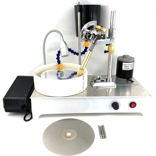 2021 110V-240V Gem Faceting Machine Jewelry Polisher Jade Flat Grinder 2800RPM Gem Instruments Measurement Analysis Instruments
