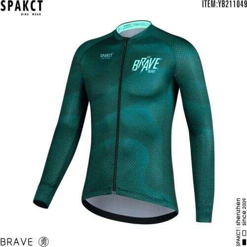 SPAKCT Spring Cycling Jersey Set Breathable Team Racing Sports Bicycle Jersey Mens Cycling Clothing Road Bike Bicycle Jersey