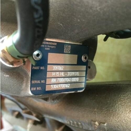 Xinyuchen turbocharger for 2.0T supercharger (5 cylinders) 31397862