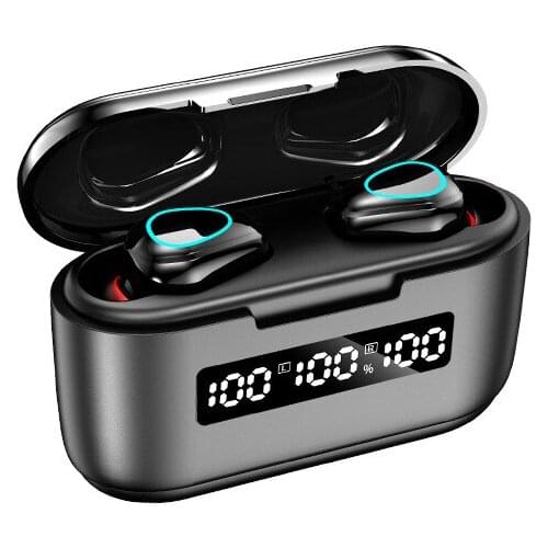 TWS Bluetooth V5.1 Earphones Mini Wireless Headphones Touch 9D Hifi Stereo Sports Dual-Mic Headset With 3500Mah Charging Box