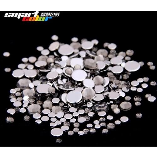 Smart Color Gray Color Acrylic Rhinestones Shoes Sparkling Nail Art Decorations Clothing Decorations Small Pack