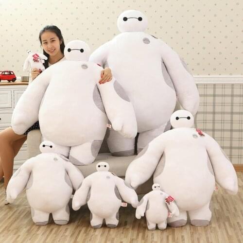 [ Funny ] Large size 100cm 150cm 200cm Big Hero 6 super big Mascot Baymax stuffed Plush toy Full fill doll model kids baby gift
