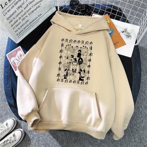 Mirage Brigade Print Anime Hoodie Streetwear Women/Men Hunter x Hunter Plus Size Sweatshirt Warm Harajuku Goth Clothes Unisex