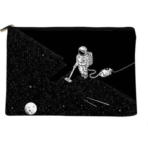 Women Space Cleaner Printed Make up bag Fashion Women Cosmetics Organizer Bag for Travel Colorful Storage Bag for Lady Bag