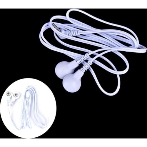 1PCS DC Head 2.5mm Snop 3.5mm 2 Button 2 In 1 Lead Wires Connecting Cables For Therapy Electrode Pad Connector Wire