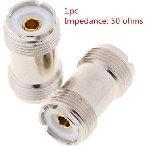 1pc SO-239 UHF Female To Female RF Coax Cable Adapter Connector For PL-259 High Quality