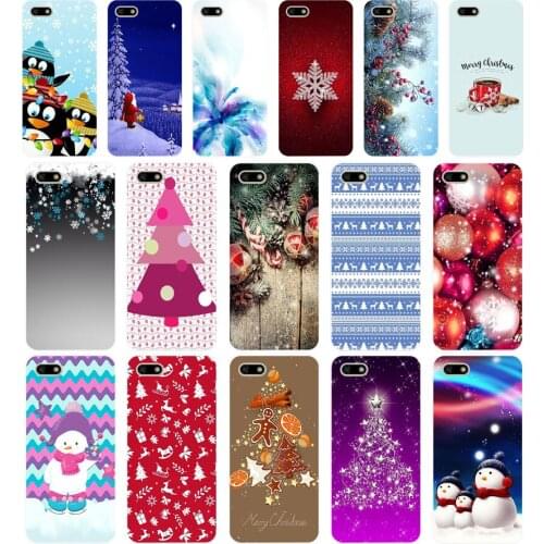 24AA christmas lights gift 2 Soft Silicone Tpu Cover phone Case for Huawei Honor 7A PRO 5.45 5.7 7C 7X Y5 2018