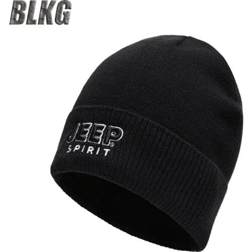 Brand Winter Hats for Men Warm Cap Hat Womens Winter Hat Beanie Wool Letter Knitted Warm Caps Gorros Mujer Invierno Dropshipping
