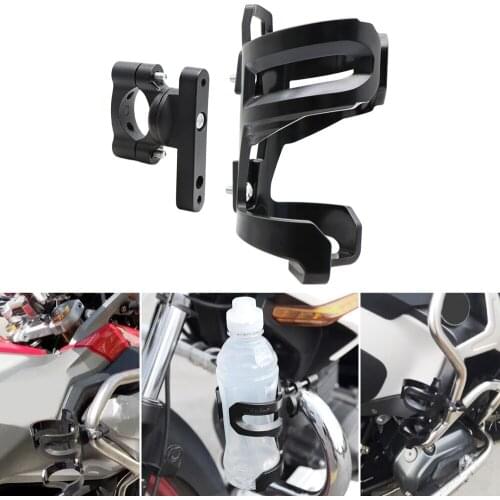 Motorcycle Beverage Water Bottle Drink Cup Holder 19MM-32mm Mount For BMW R1200GS ADV F800GS F700GS CRF1000L Africa Twin CRF1000