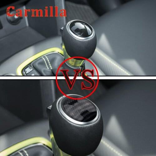 For Hyundai Kona Kauai SUV 2017 2018 2019 2020 AT Car Gear Shift Knob Head Cover Trim Interior Accessories Car Sticker Styling