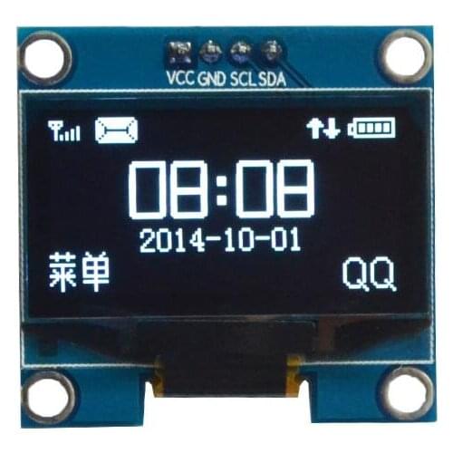 1.3 inch OLED display module white color 4 pin SH1106 IIC I2C interface 12864 LCD screen