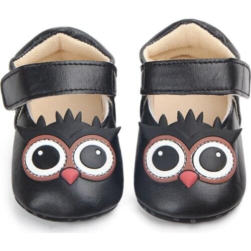 Newborn first walker sneaker soft rubber soled moccasins PU leather baby moccasins shoes big eyes toddler boys girls shoes