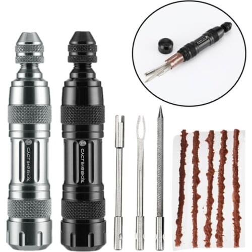 Bicycle Tubeless Tire Repair Kit MTB Tyre Puncture Sealant Rubber Stripes Road Bike Tire Maintenance Mini Tools set PCS Rubber