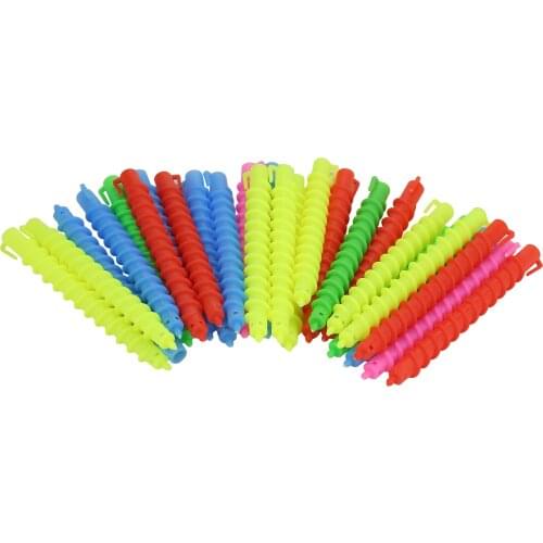 26Pcs Spiral Hair Perm Rod Spiral Rod Barber Hairdressing Hair Roller Curling Curler Hairdressing Maker Styling Tool