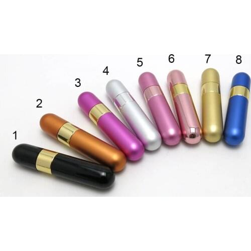 New 20 X 10ml round shape perfume atomizer, 10cc small travel perfume bottle with 8 colors wholesale