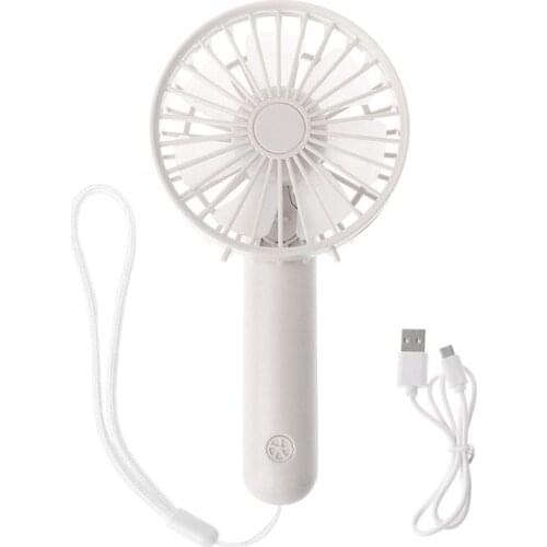 Foldable Hand Fans Battery Operated Rechargeable Handheld Mini Fan Electric Personal Fans Hand Bar Desktop Fan
