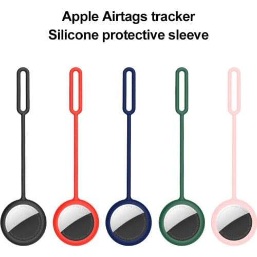 Silicone Protective Cover For Airtags Shockproof Anti-fall Anti-scratch Soft Liquid Silicone Protector Cover Shell For Airtags