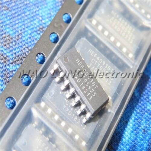 10PCS/LOT HEF4093BT SOP-14 HEF4093 4093 SOP14 logic device chip New Original In Stock