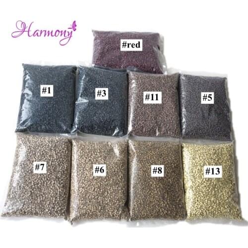 10000pcs/bag Aluminium Micro ring Silicone lined Links Beads tube for Feather Human Hair Extension tools accessories