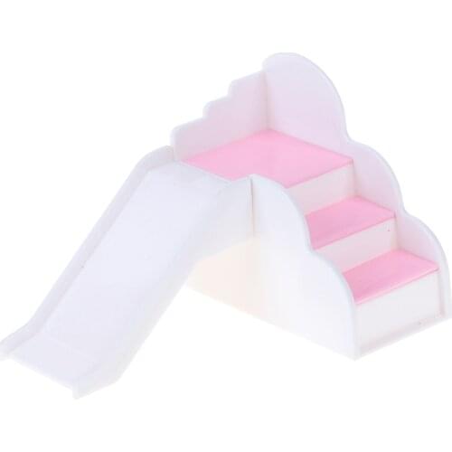 Doll Accessories Slide Amusement Park for Doll Furniture Kindergarten Slide Swing Play House DIY Toy