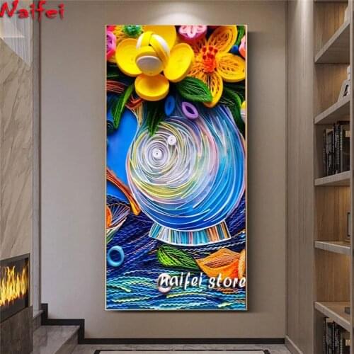 Apricot flower starry Starry Night Diamond Art Painting Cross Stitch Diamond Embroidery Landscape Autumn Full Square Drill