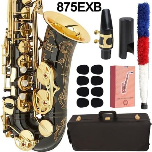 MFC Saxophone Alto 875EX Professional Alto Sax Custom EX Series High Saxophone Black Lacquer With Mouthpiece Reeds Neck Case