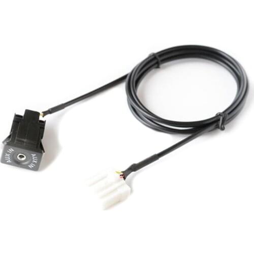 Biurlink Car Audio Device Auxiliary Aux-in Switch Panel Set Cable AUX-IN Wiring Adapter For Mazda 2 3 5 6