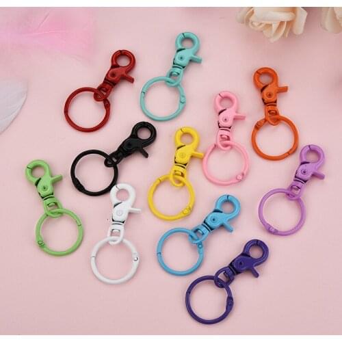 Handmade painted keychain DIY jewelry accessories spray paint keychain pendant wholesale luggage clothing cars other accessories