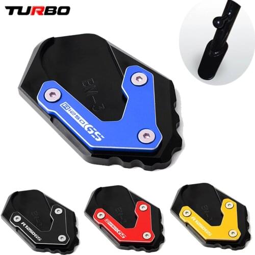 For BMW R1250GS R 1250 GS R1250 GS Adv. Adventure low suspension CNC Kickstand Side Stand Vergroter Plaat Extension Pad -2021