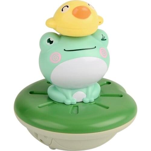 Electric Water Spray Frog Bathroom Bath Toys Electric Water Spray Ball Toy baby toy bath toys for kids light up bath toy